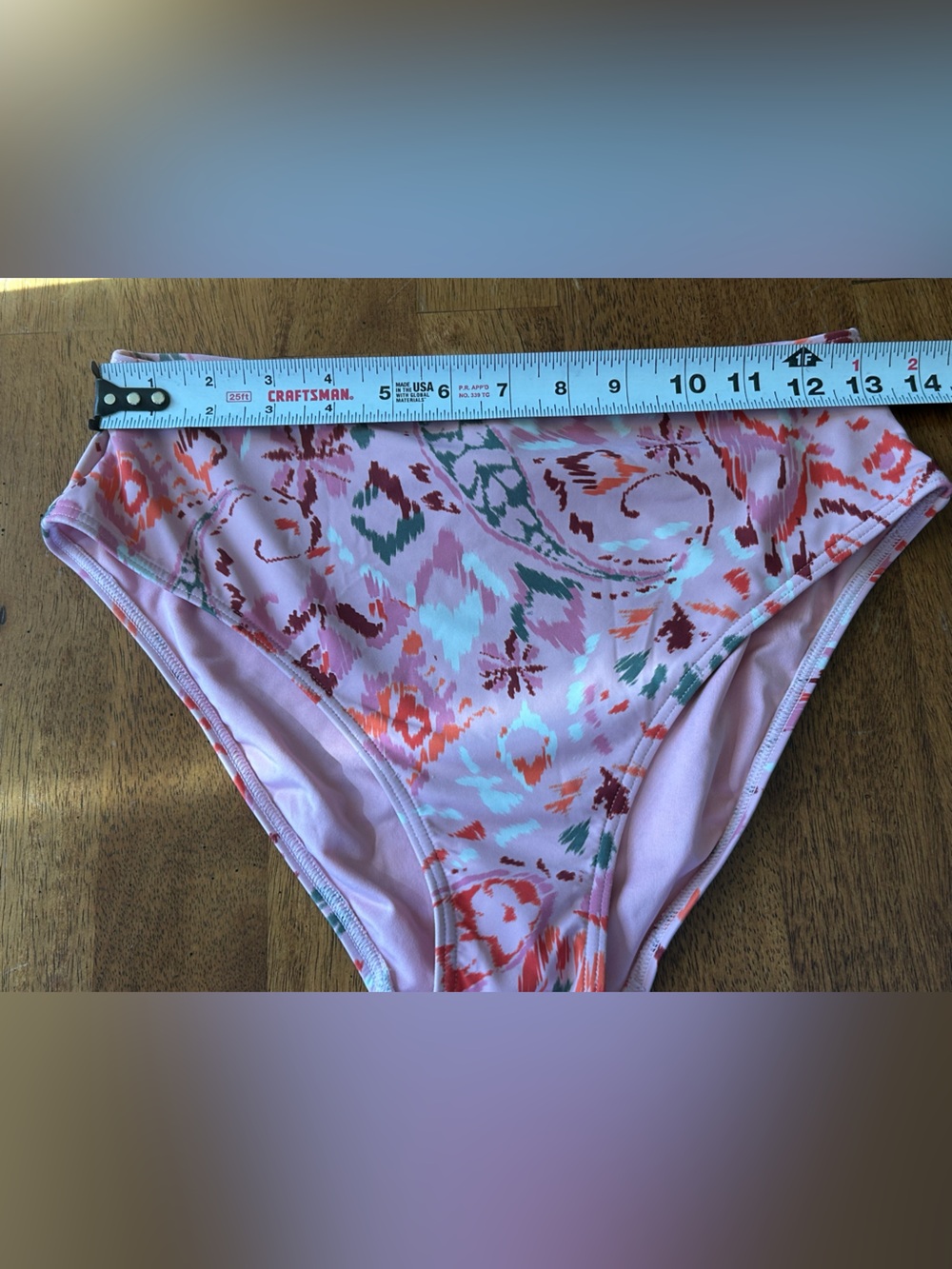 Nip Tuck Swim 'Pretty in Pink' Serendipity Maevis High Waisted Bikini Bottom 8 - Picture 7 of 8